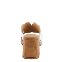 Thumbnail for  Classic Spring Step Modica Sandals in cognac leather with crisscross straps