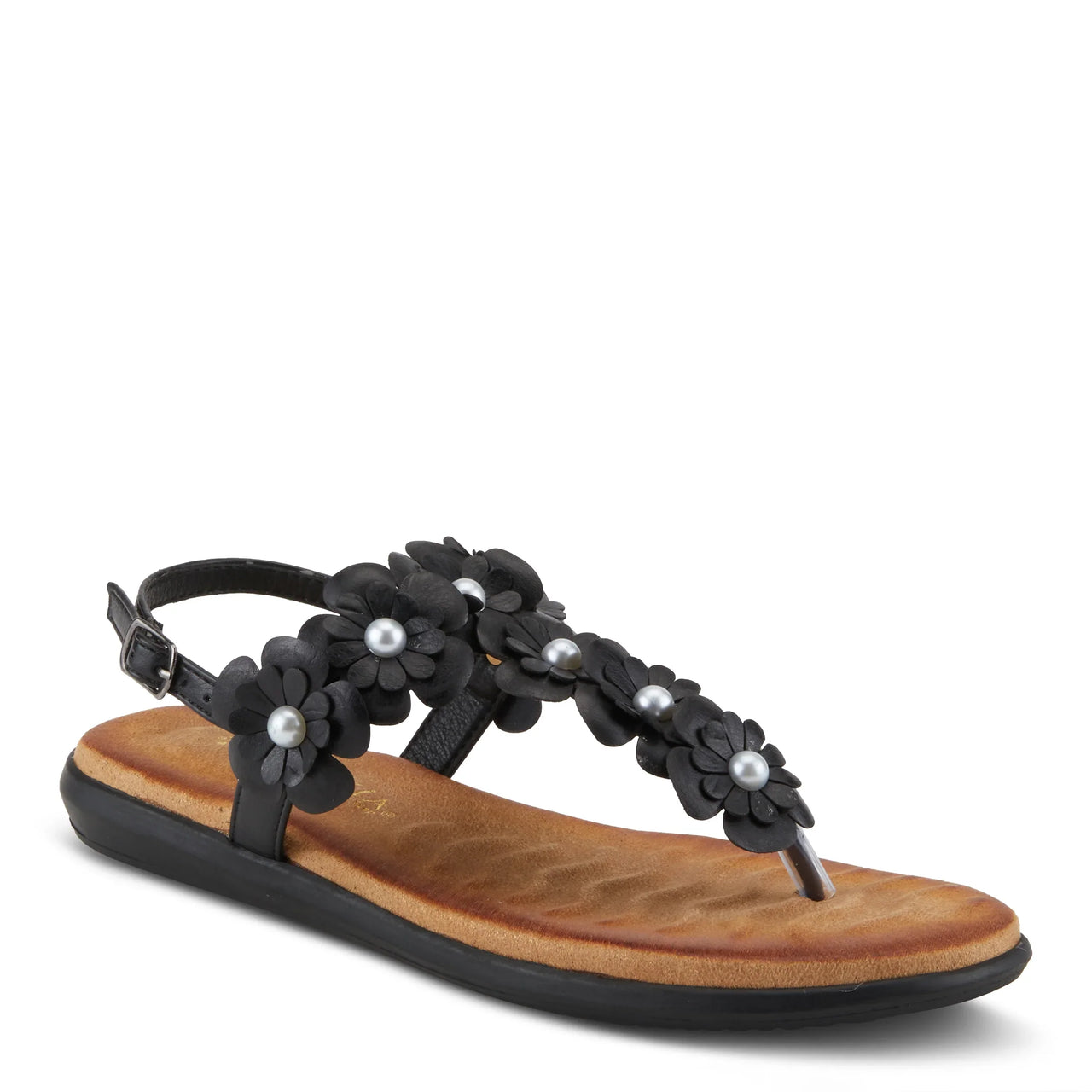 Buy Patrizia Momento Women’s Vegan Thong Sandals With Flowers - Sandals from Don’t Panic Shoes | Best Prices & Fast Shipping