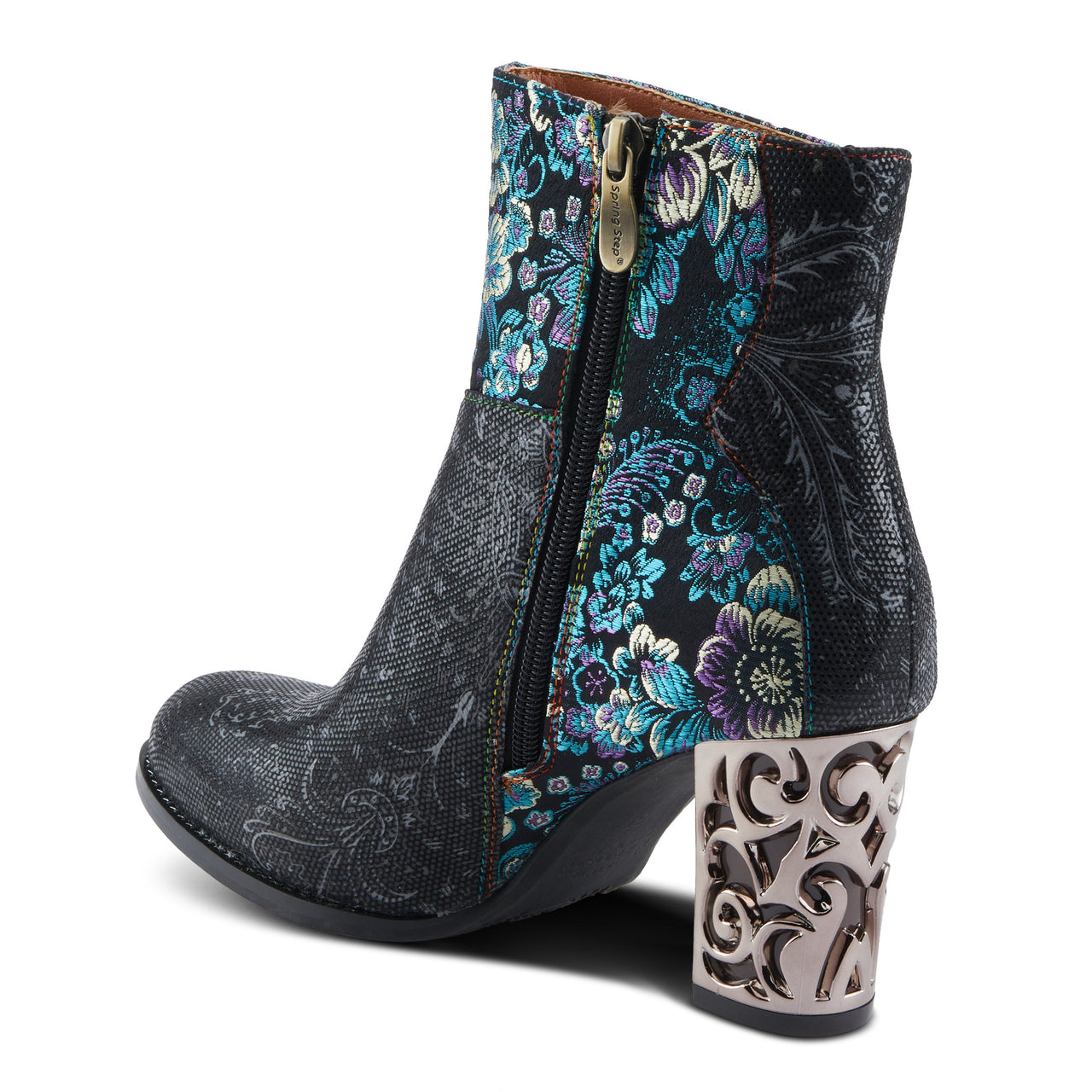 Pair of L'ARTISTE MONET BOOTS with a stacked heel