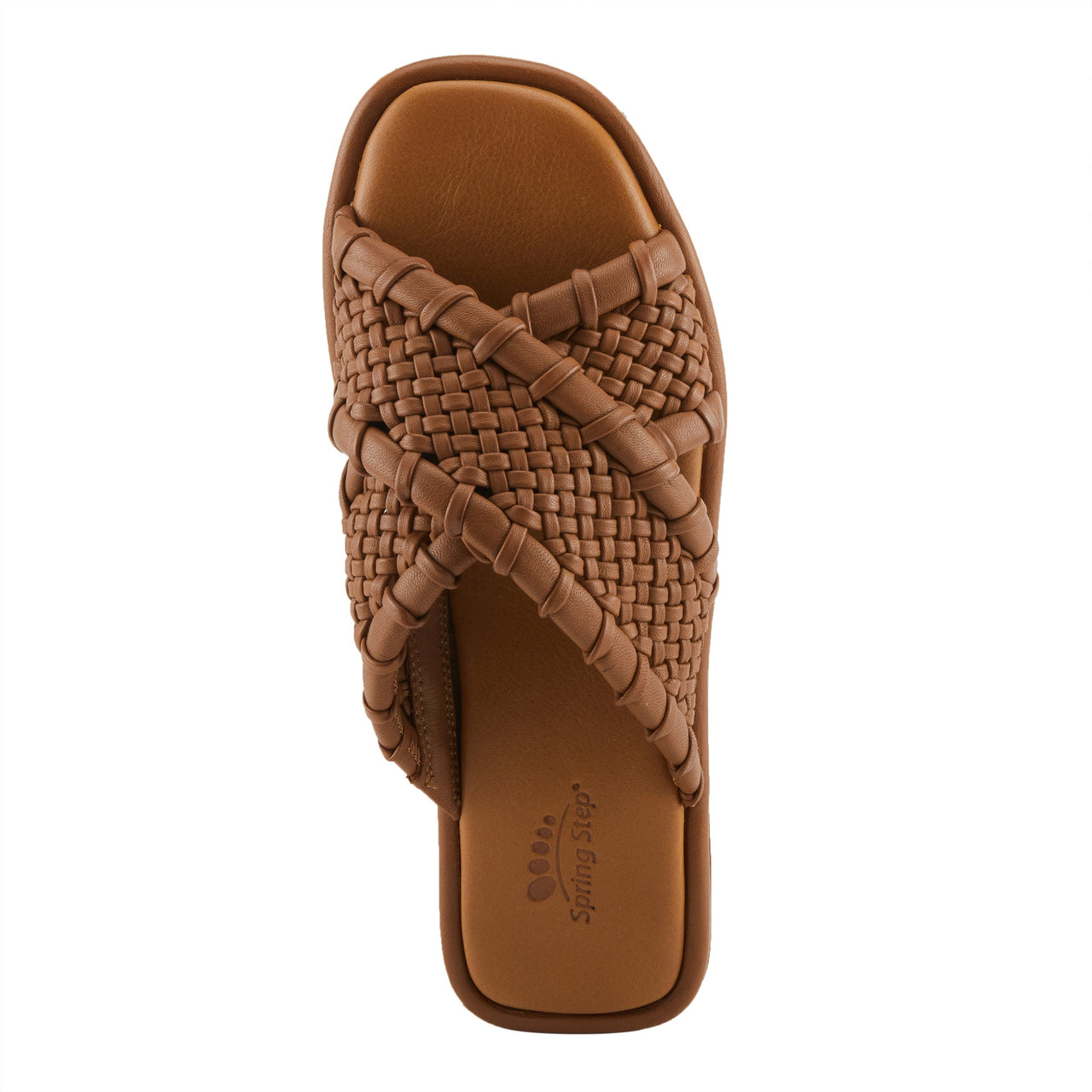 A close-up image of the Spring Step Montauk Sandals, featuring a stylish design with comfortable straps and a cushioned sole for all-day wear