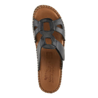 Thumbnail for  Spring Step Montera Sandals in Turquoise with Embossed Design and Adjustable Straps
