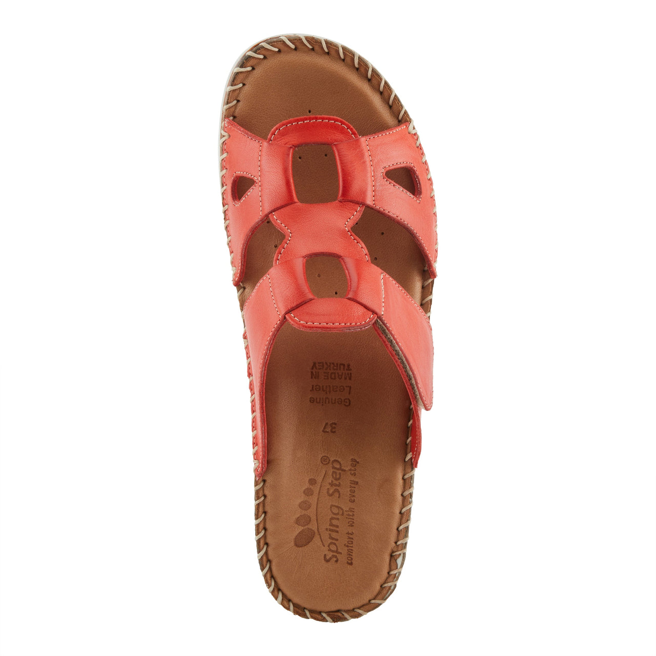  Comfortable Spring Step Montera Sandals in Beige with Adjustable Straps