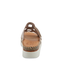 Thumbnail for  Versatile Spring Step Montera Sandals in Taupe with Cork-inspired Wedge Heel