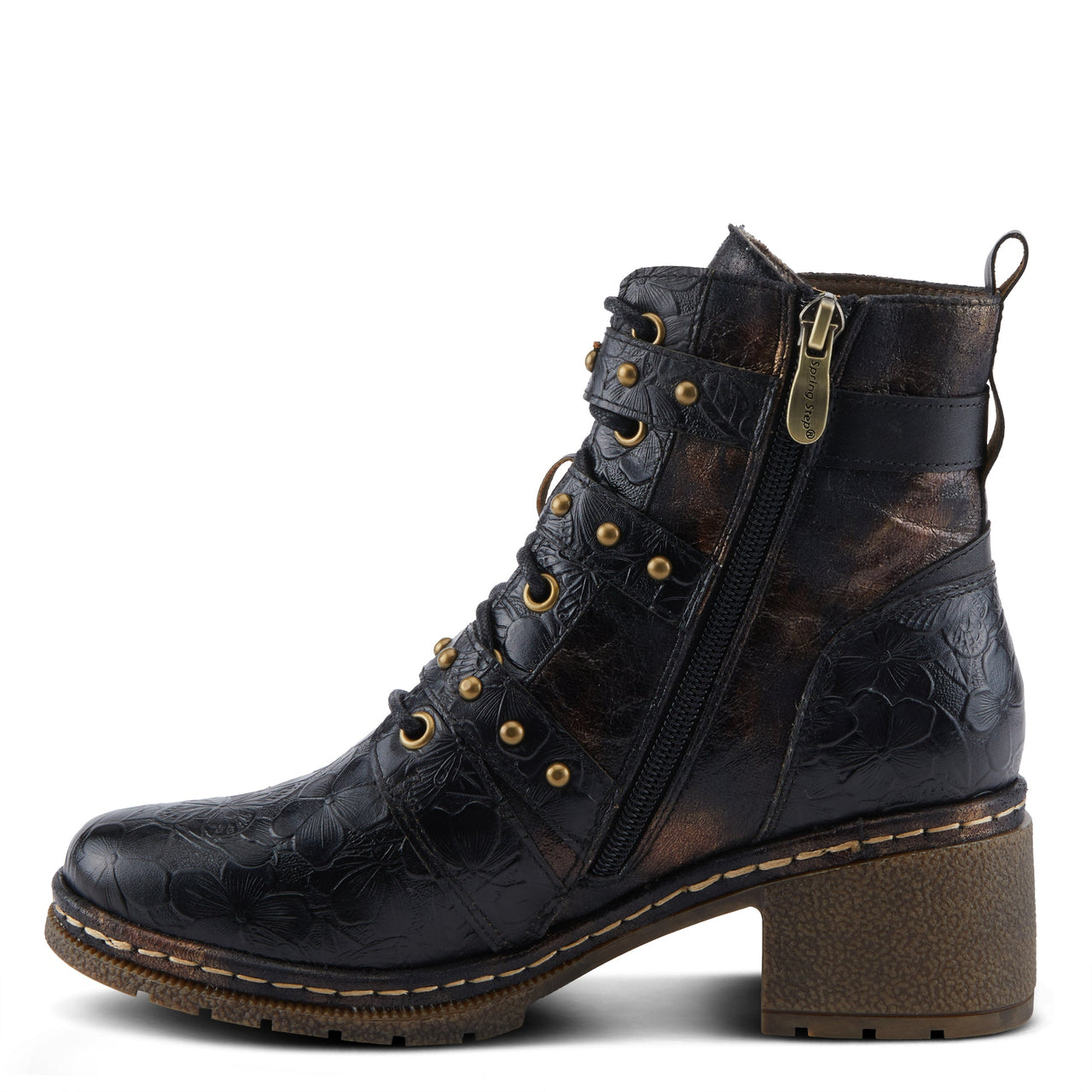  Pair of L'ARTISTE MOONLIT BOOTS styled with bohemian dress for a chic and eclectic look