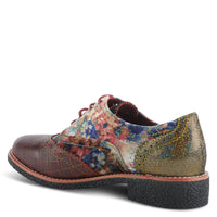 Thumbnail for Buy L'Artiste Muggiasti-Viv Women’S Leather Floral Velvet Shoes - Oxford from Don’t Panic Shoes | Best Prices & Fast Shipping