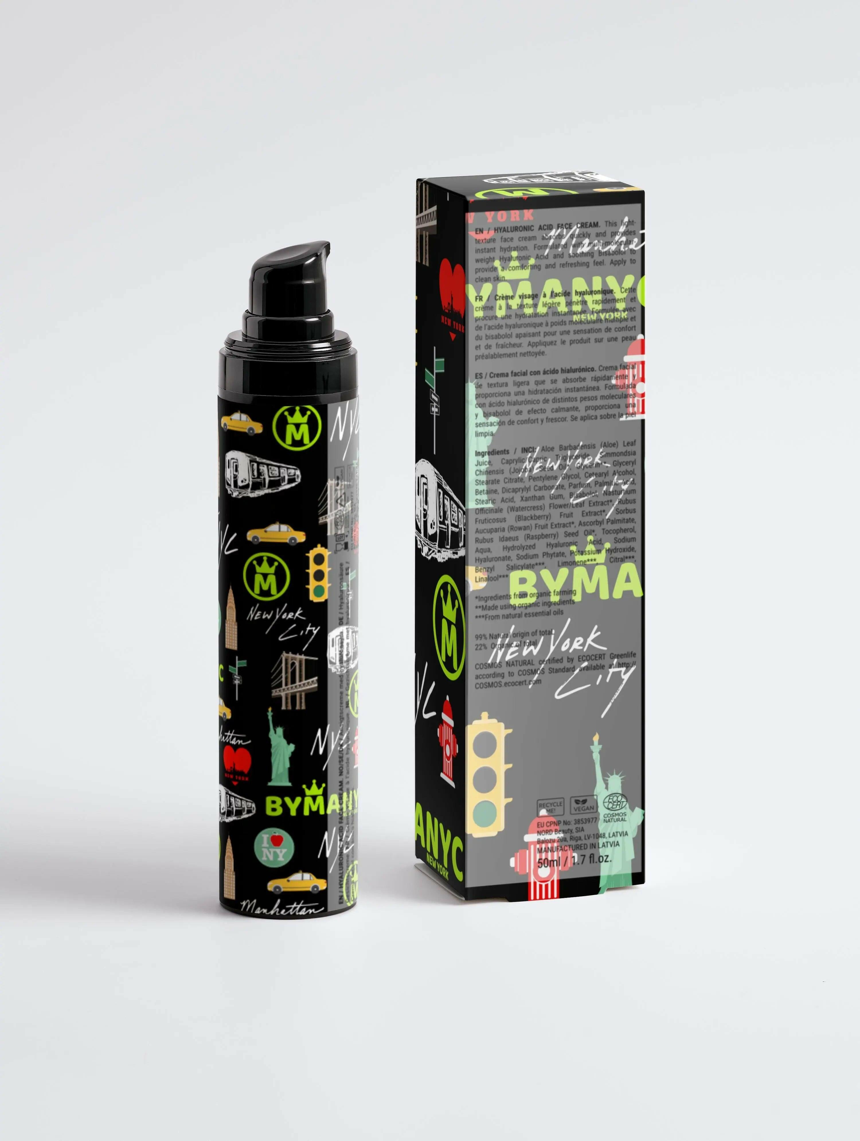 Men Hydrating Face Cream with Hyaluronic Acid Vegan Skincare