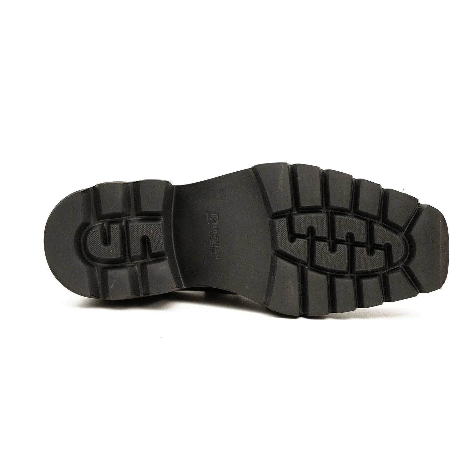 Unknown Brand Derby Shoes With Chunky Sole Men’s Leather Wine Red