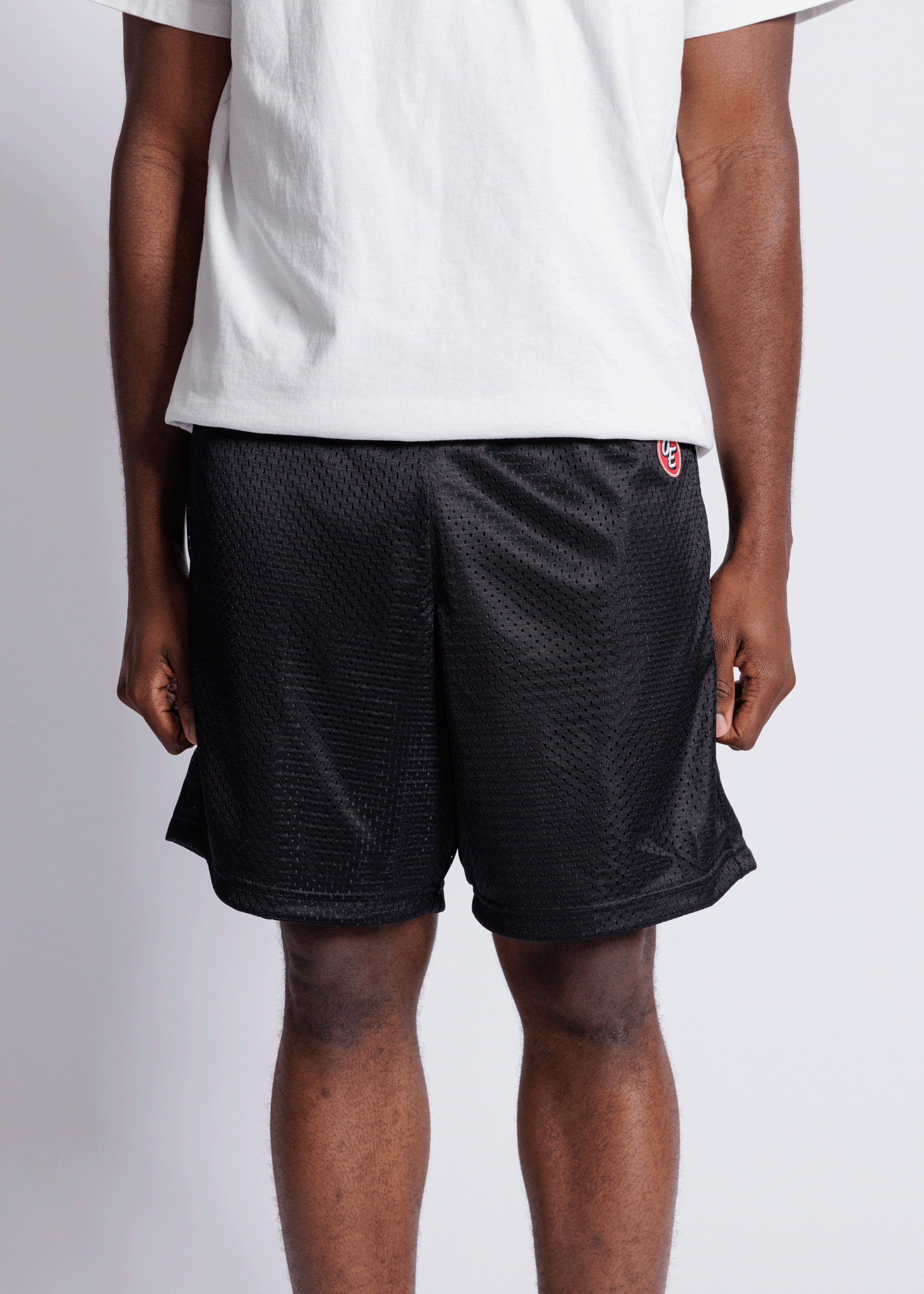 American Trench Classic Mesh Short Vegan Mesh Cut Sewn In Pennsylvania Orig Equip Patch Single Loop Drawstring