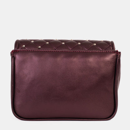 The Leno Burgundy Leather Handbag