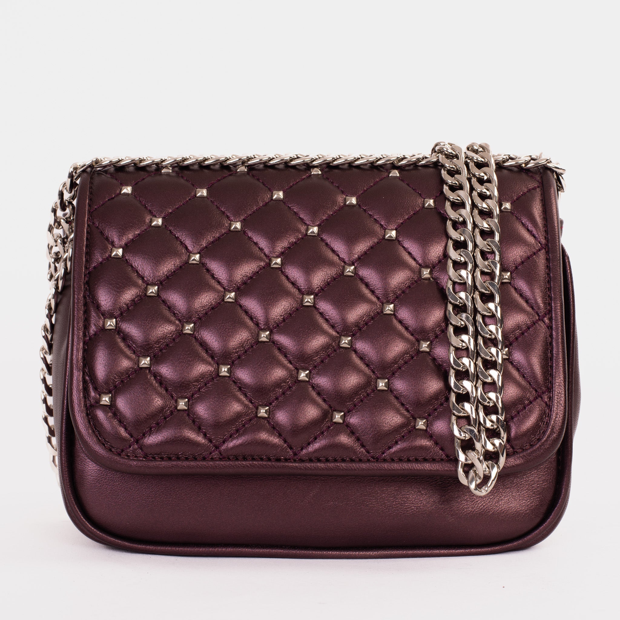 The Leno Burgundy Leather Handbag