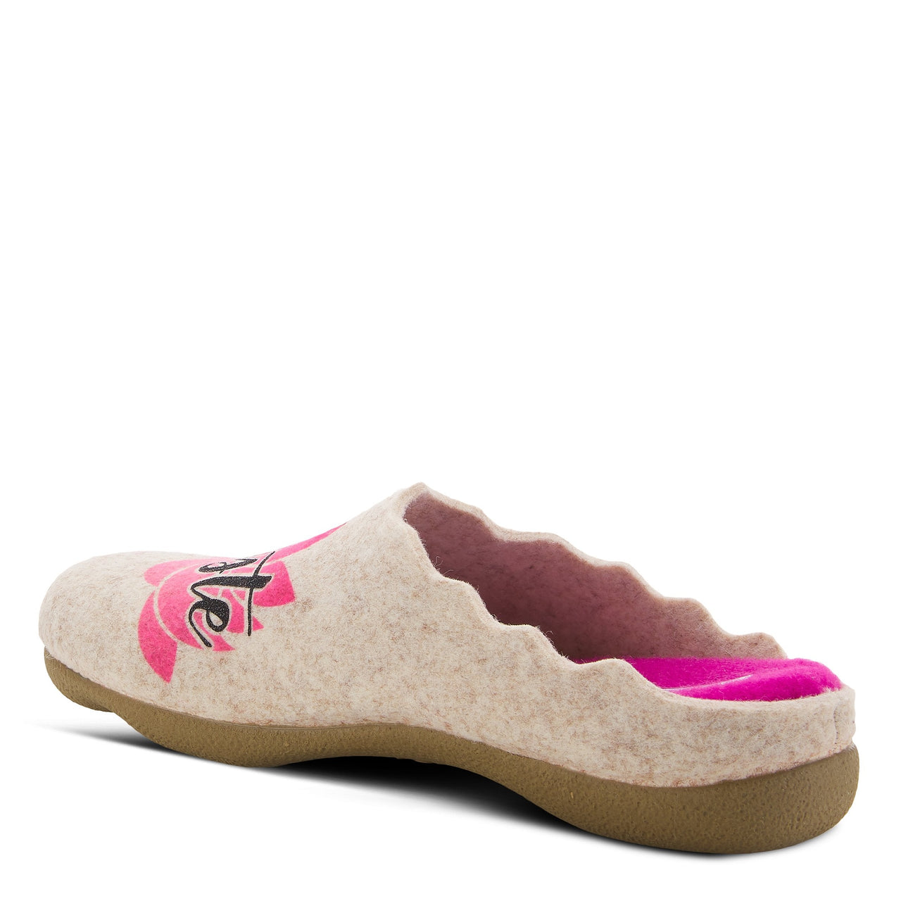 Buy Flexus Namaste Slipper Women’S Felt Indoor/Outdoor 1" Heel - Slippers from Don’t Panic Shoes | Best Prices & Fast Shipping