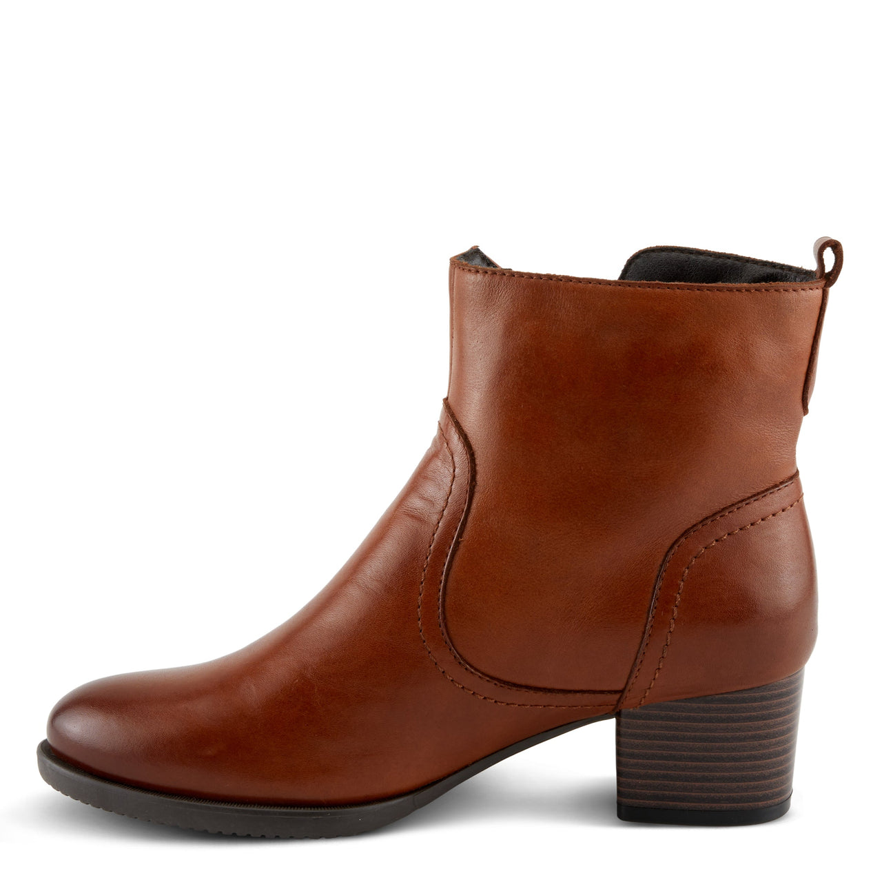 Spring Step Nazca Boots in brown leather, lace-up design, and comfortable fit