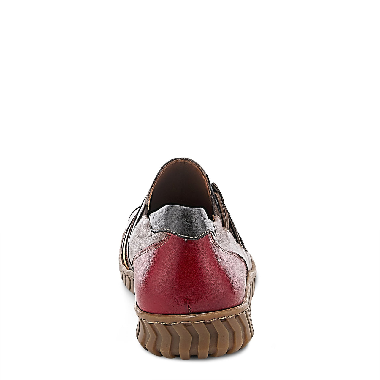 Chic and versatile Spring Step NEETA SHOES in red leather with cushioned insole and rubber outsole