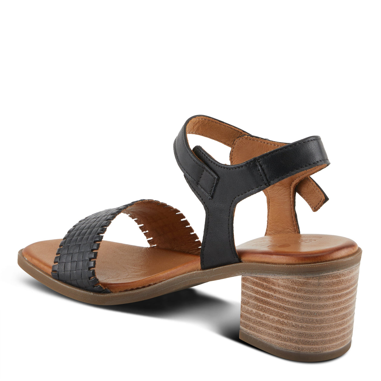 Stylish and comfortable Spring Step Nifona sandals in brown leather