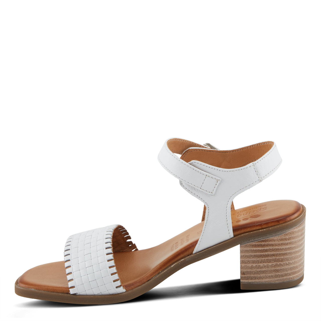 Stylish and comfortable Spring Step Nifona Sandals in black leather
