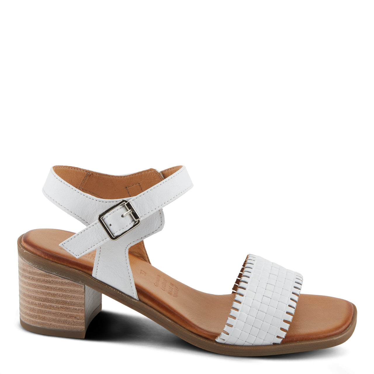 Chic and comfortable Spring Step Nifona Sandals in black leather