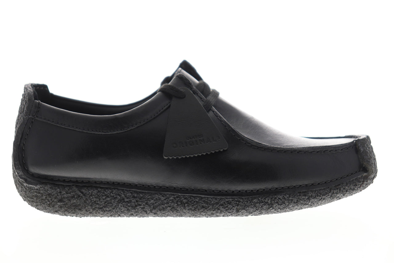 Clarks Originals Natalie Men's Black Leather Oxfords Casual Shoes 26133272