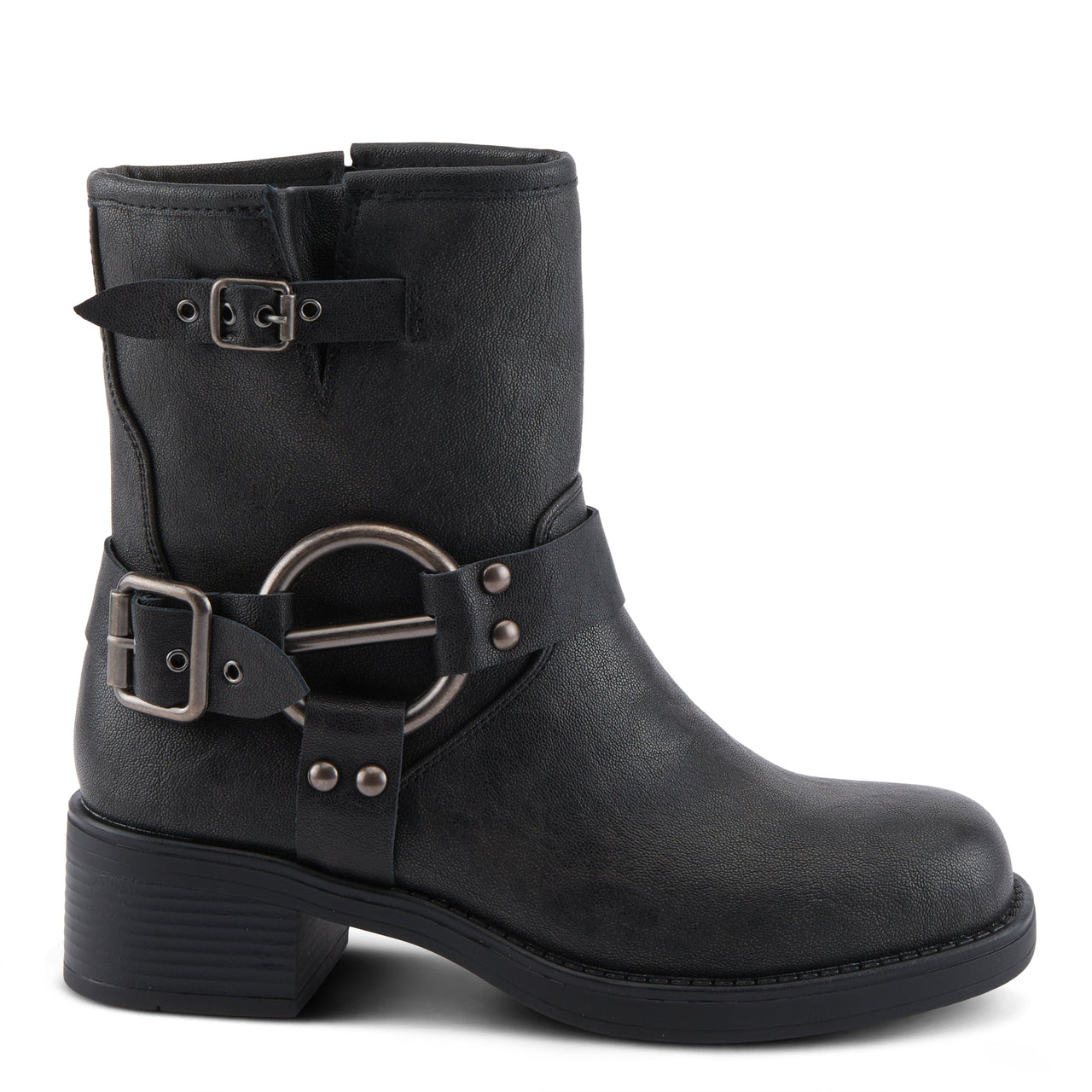  Trendy PATRIZIA OLWEN BOOTS with decorative stitching and round toe design 