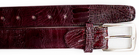 Thumbnail for Ostrich Leg Belt- Dark Burgundy