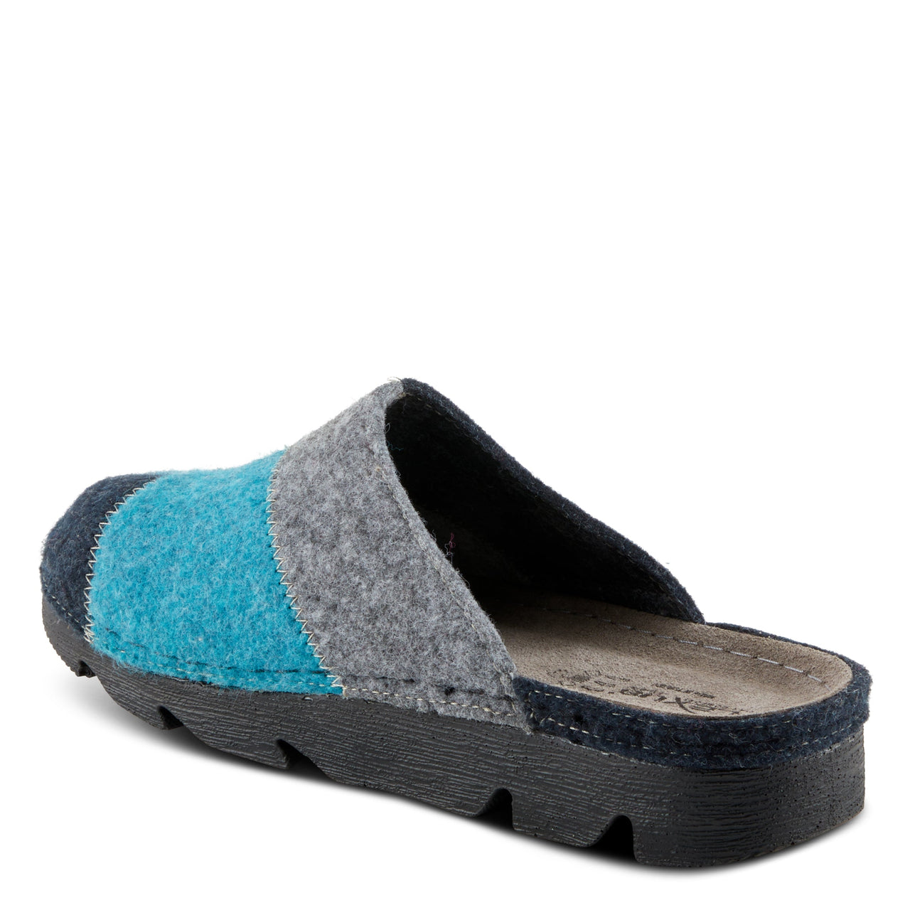 Pair of cozy and comfortable FLEXUS PATCHY SLIPPERS with plush lining