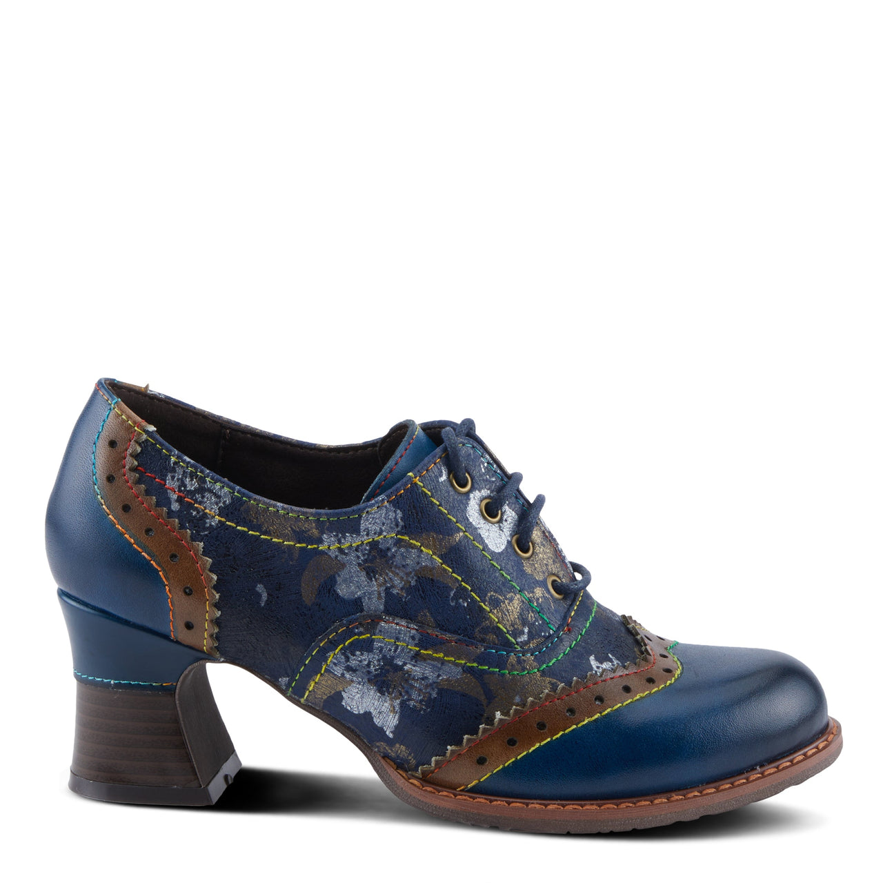 Handcrafted L'ARTISTE PERRINE SHOES featuring unique floral design and comfortable fit