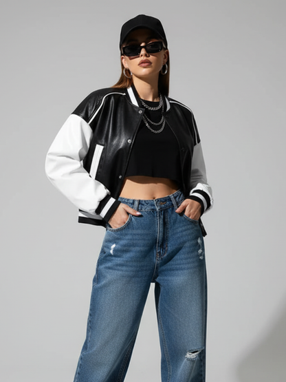 PU Leather Jacket, Lower East Side | Women - BYMANYC ® New York