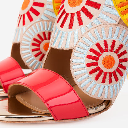 The Parama Yellow Leather Ankle Strap Women Sandal