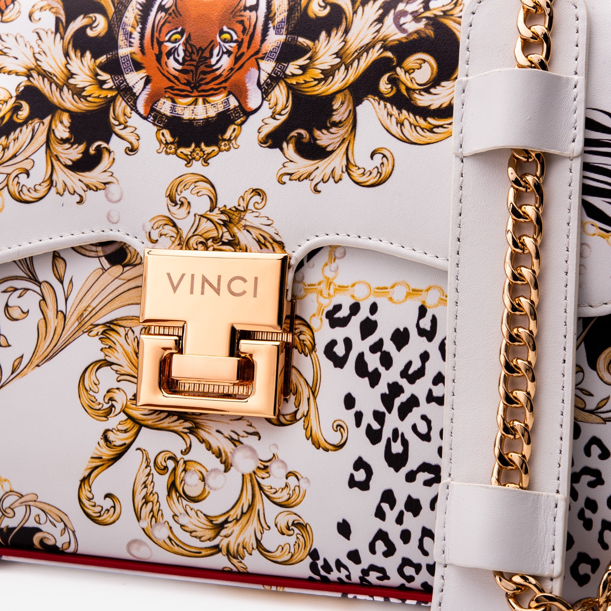 The Perugia White Leather Handbag