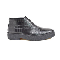 Thumbnail for British Walkers Playboy Original High Top Crocs Men's Crocodile Leather Ankle Boots