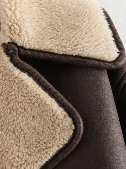 BYMANYC New York Park Avenue Women’s Vegan Plush Jacket