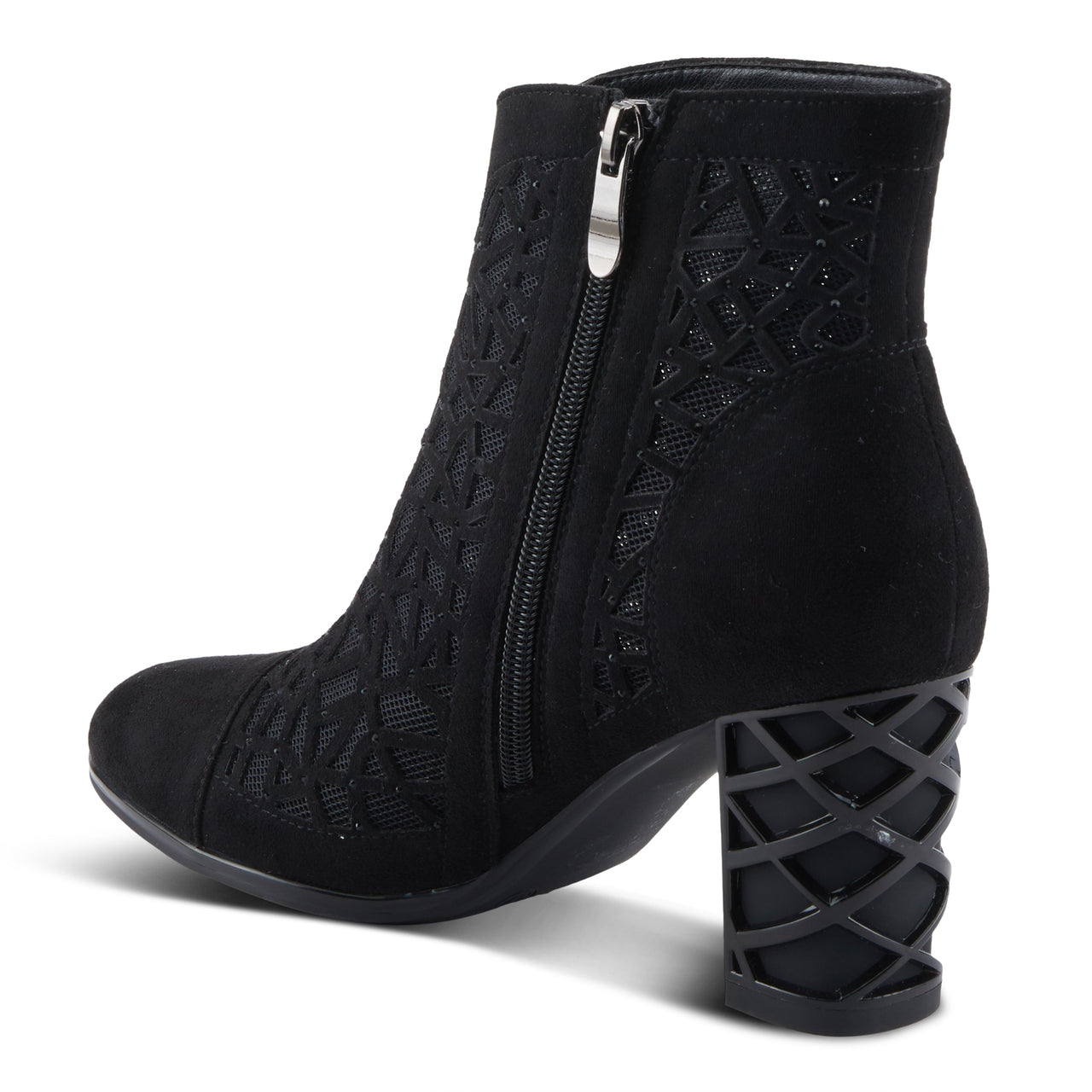 AZURA REBELIA BOOTS: A pair of stylish, leather boots with intricate detailing and a trendy design, perfect for any fashion-forward individual