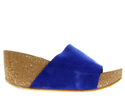 Chocolat Blu Riverside Women’s Suede Wedge Sandals Blue