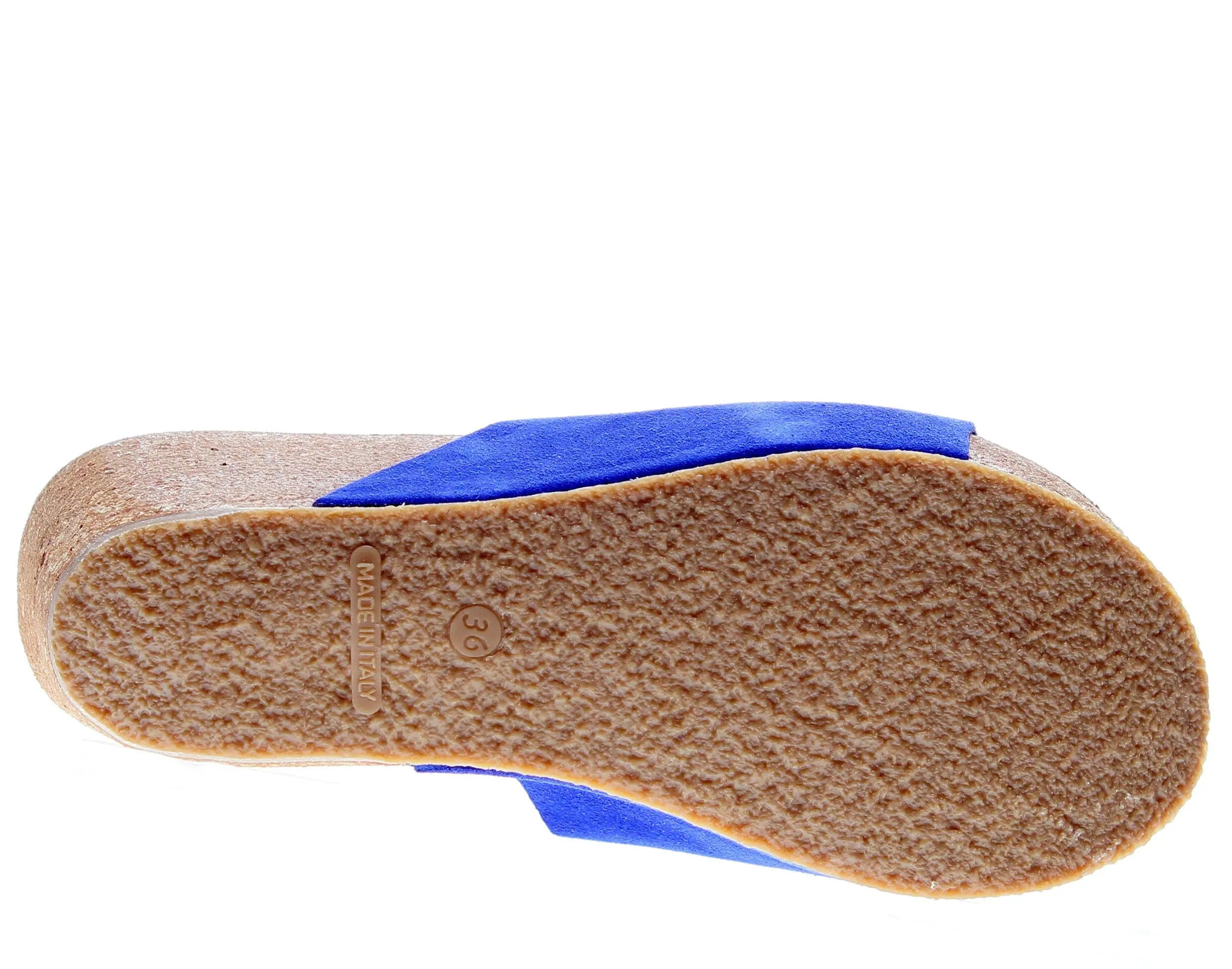 Chocolat Blu Riverside Women’s Suede Wedge Sandals Blue