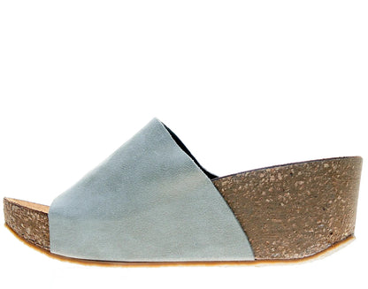 Chocolat Blu Riverside Wedge Sandals Women's Suede Taupe