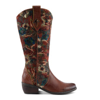 Thumbnail for L'Artiste Rodeoqueen-Viv Boots: Vintage-inspired hand-painted leather boots