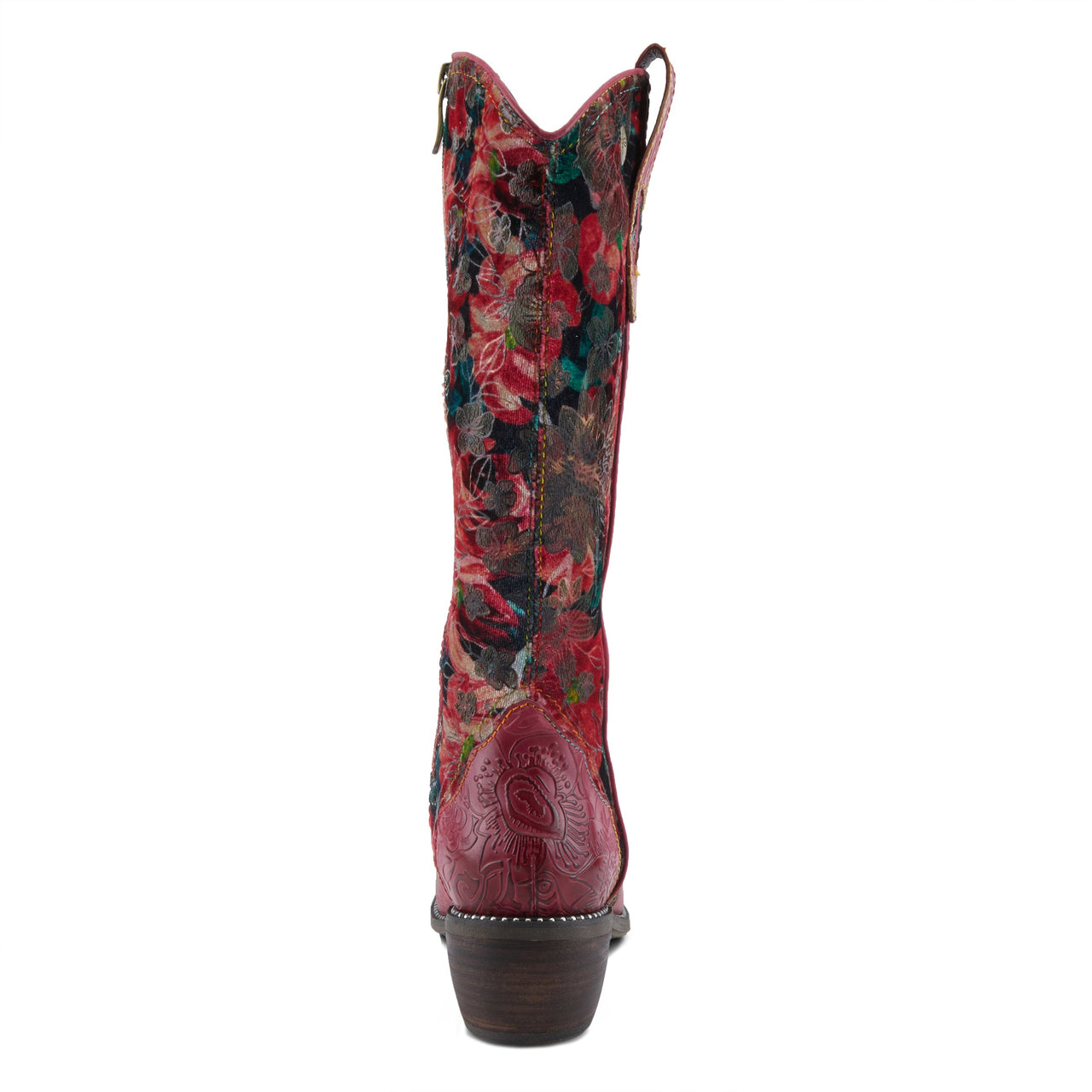 Handcrafted women's cowboy boots with vintage-inspired details and comfort