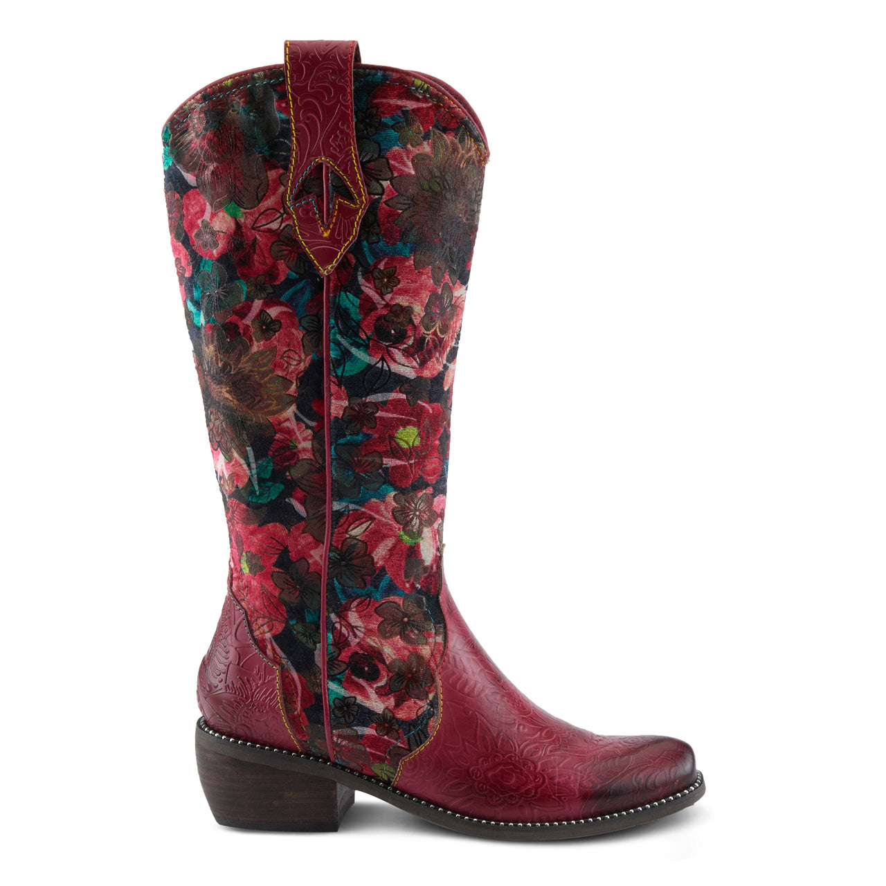 Stylish and comfortable women's leather western boots with unique design