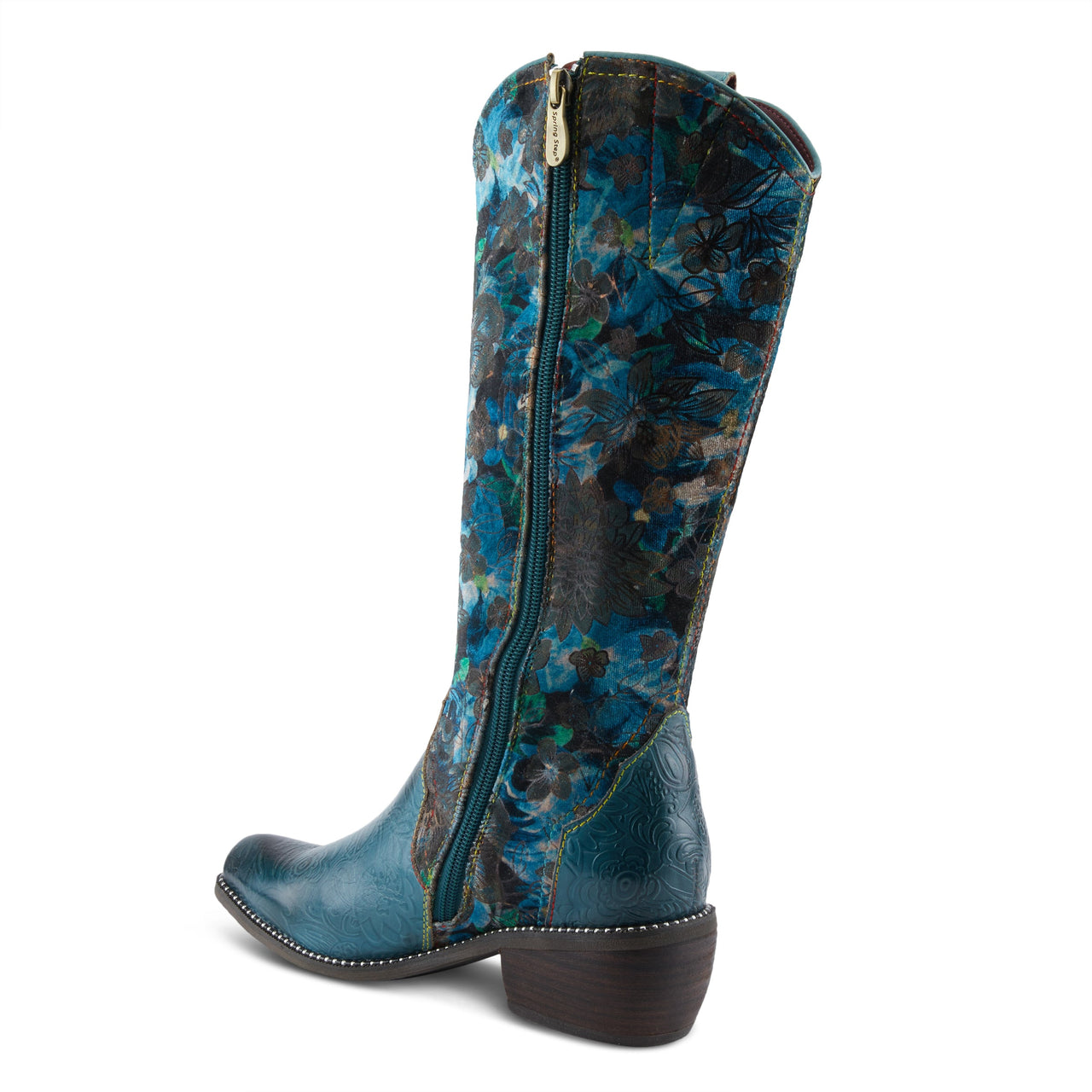 L'Artiste Rodeoqueen-Viv Boots: Vintage-inspired hand-painted western boots