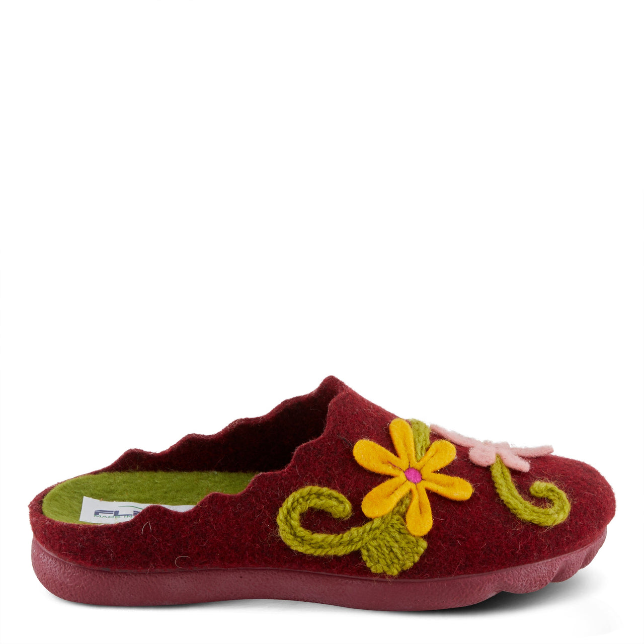 Indoor/outdoor FLEXUS ROSEBURG SLIPPERS for women with a soft textile upper