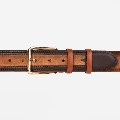 The Regent Brown Leather Belt