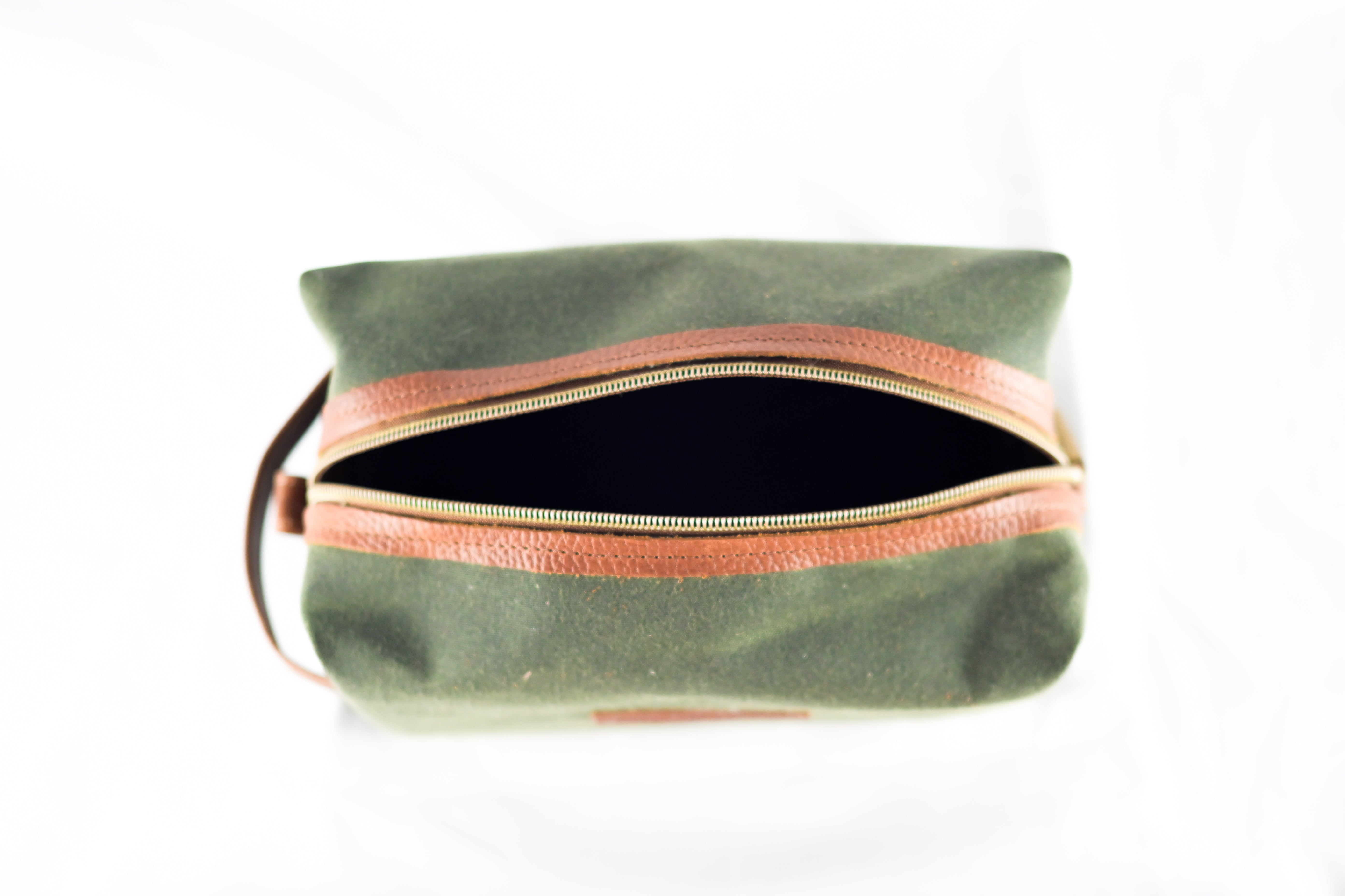 Waxed Canvas Dopp Kit
