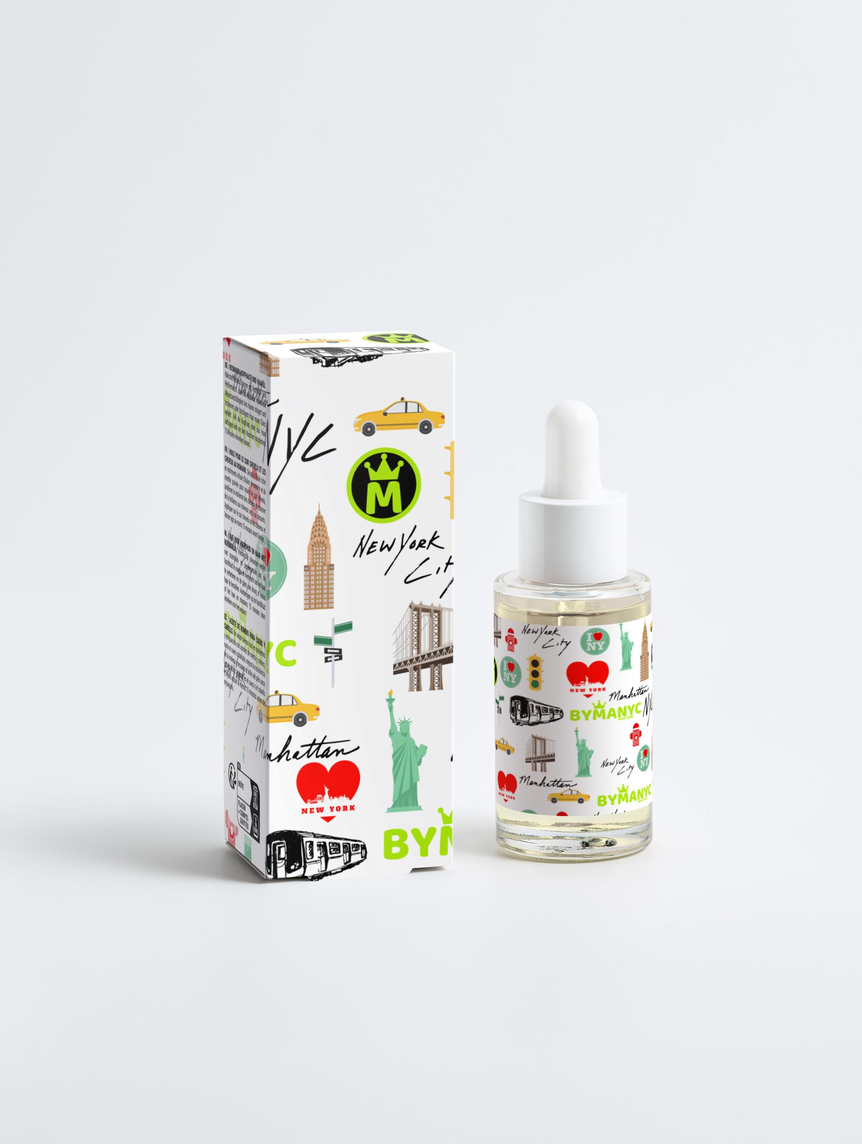 Rosemary Hair & Scalp Strengthening Oil BYMANYC ® New York – Superior Nourishment and Shine