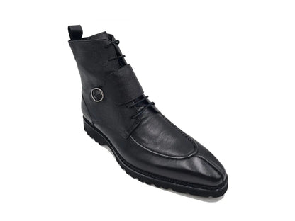 Kb Rugged Split Toe Lace Up Boot Leather Boot KB480-03