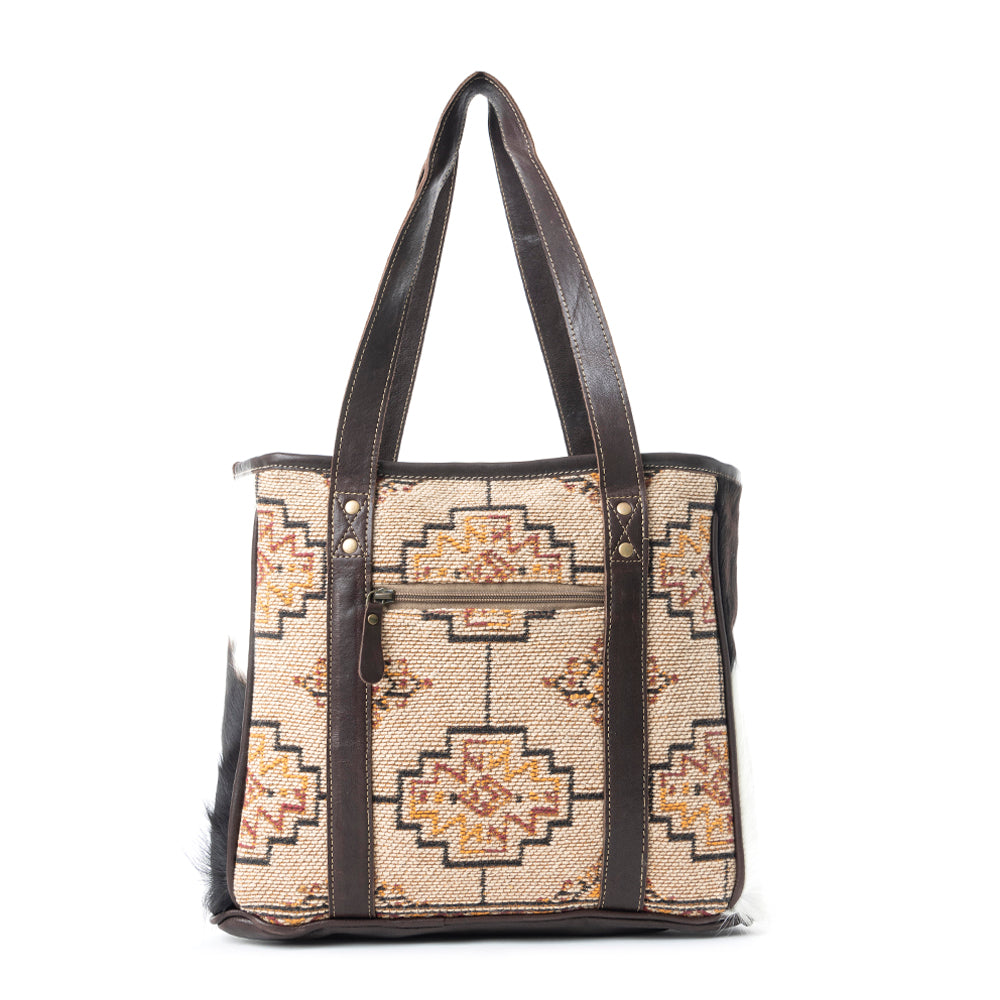 Fleur  Hand-Tooled Bag