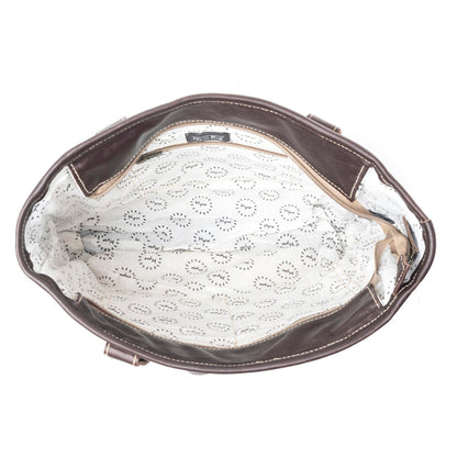 Fleur  Hand-Tooled Bag