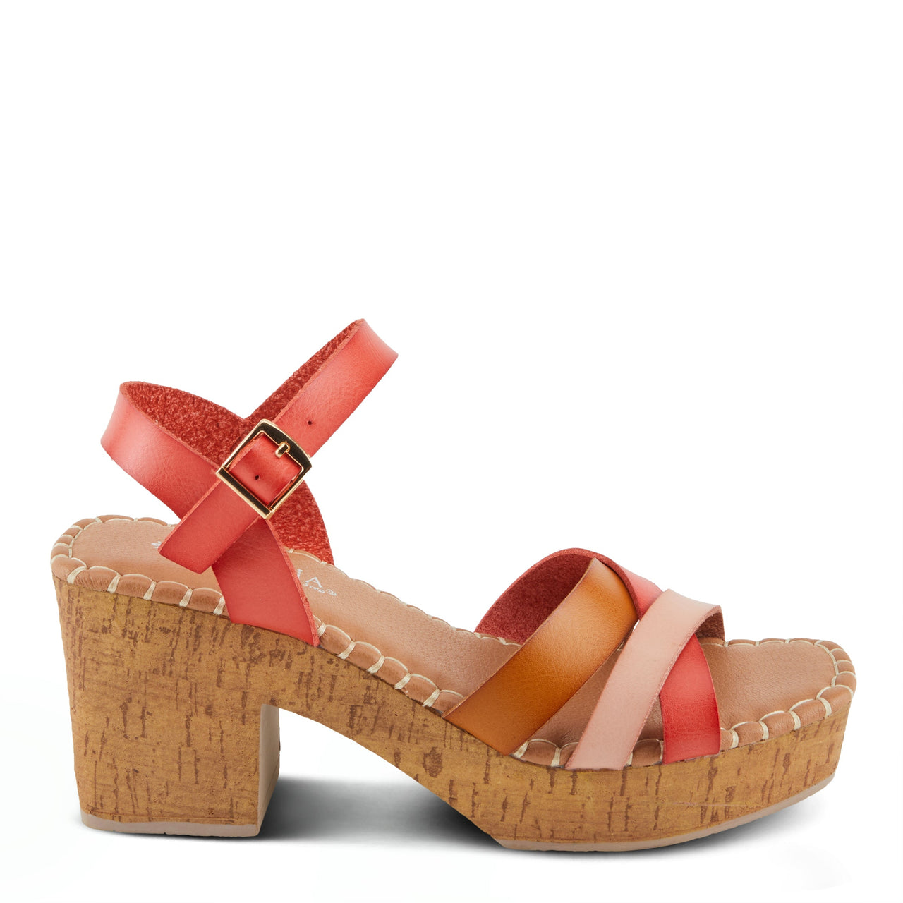 Buy Patrizia Sandrine Women’s Vegan Leather Cork Platform Sandals - Platform Casual Sandals from Don’t Panic Shoes | Best Prices & Fast Shipping