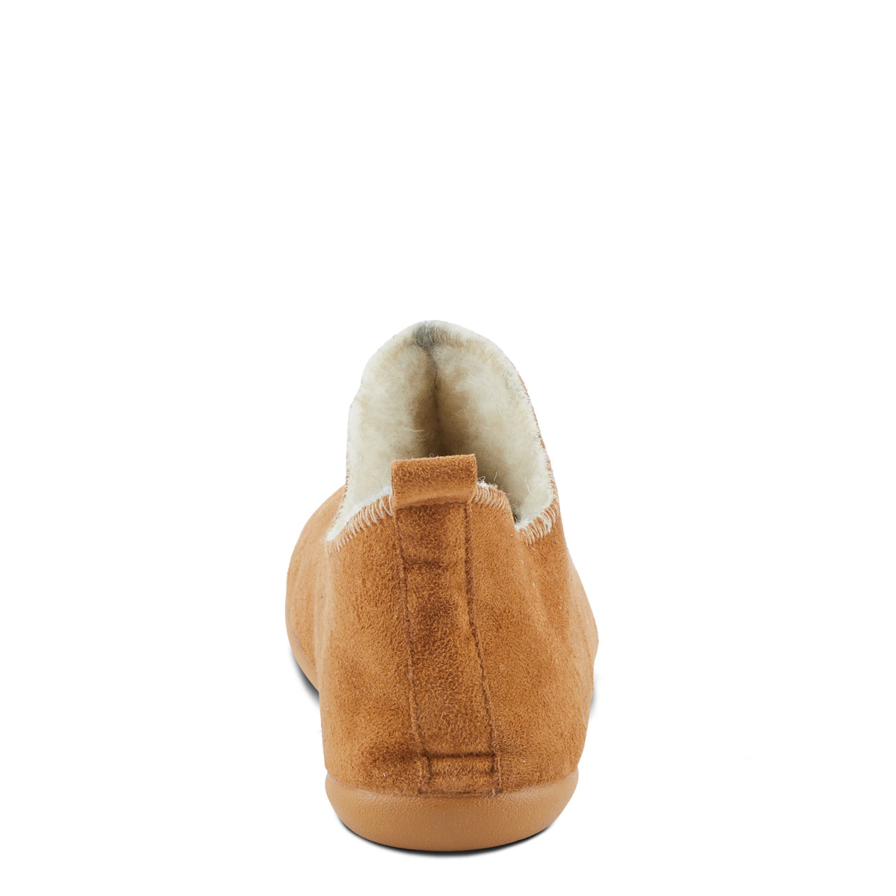 Flexus Sayge slippers in chestnut with contoured footbeds and durable traction