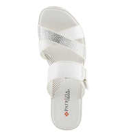 Thumbnail for  Elegant Patrizia Scalan Sandals in Silver with Metallic Upper and Platform Sole