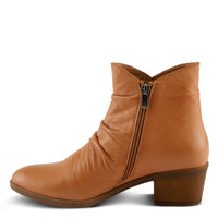 Thumbnail for Brown leather Spring Step Selby boots with a side zipper and stylish buckle detail for women's fashion footwear