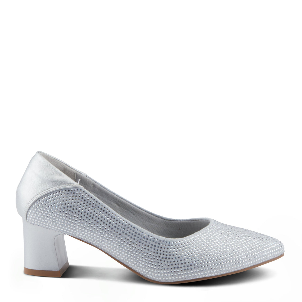  Chic white leather slingback flats with pointed toe and buckle